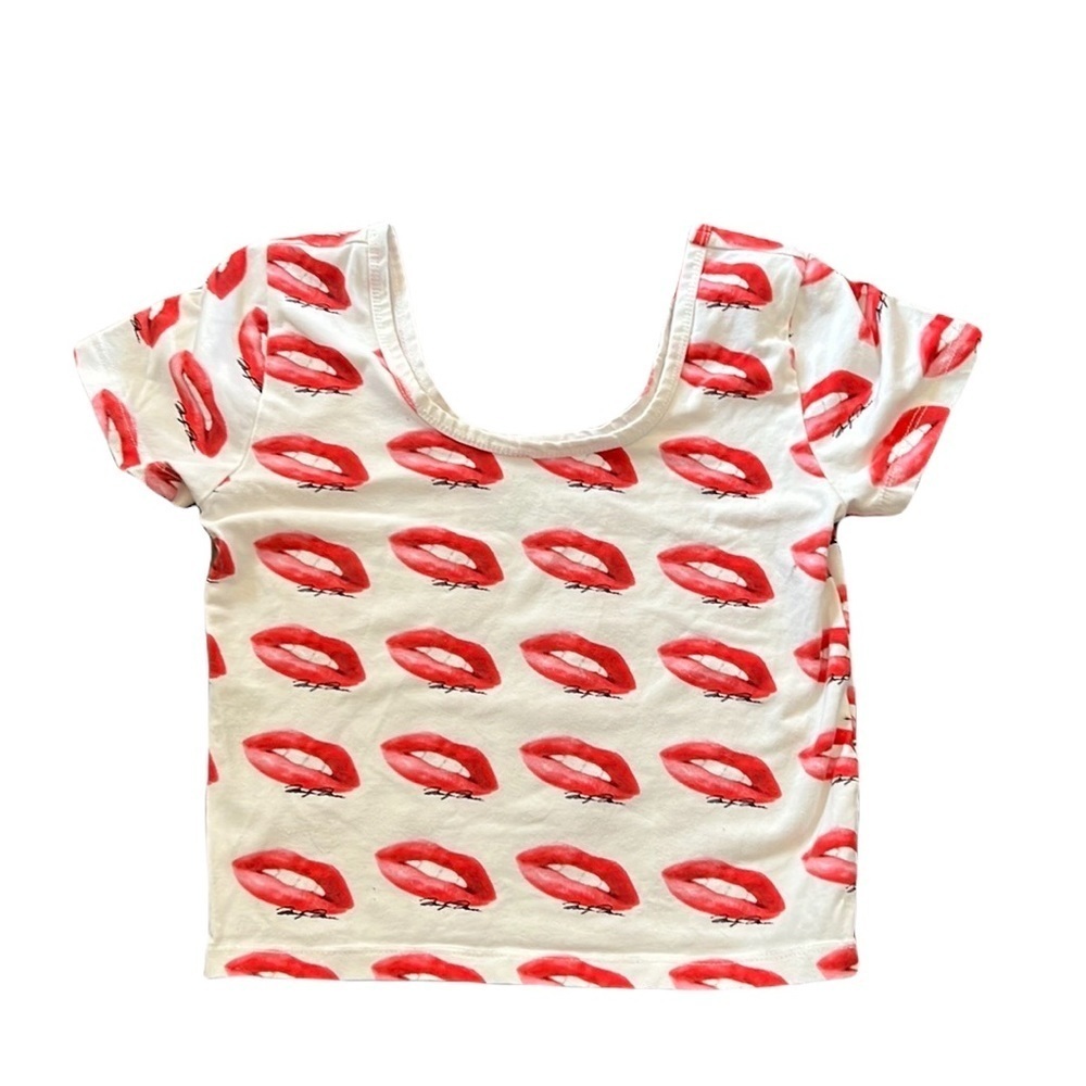 MARILYN MONROE LIPS CROP TOP size extra small